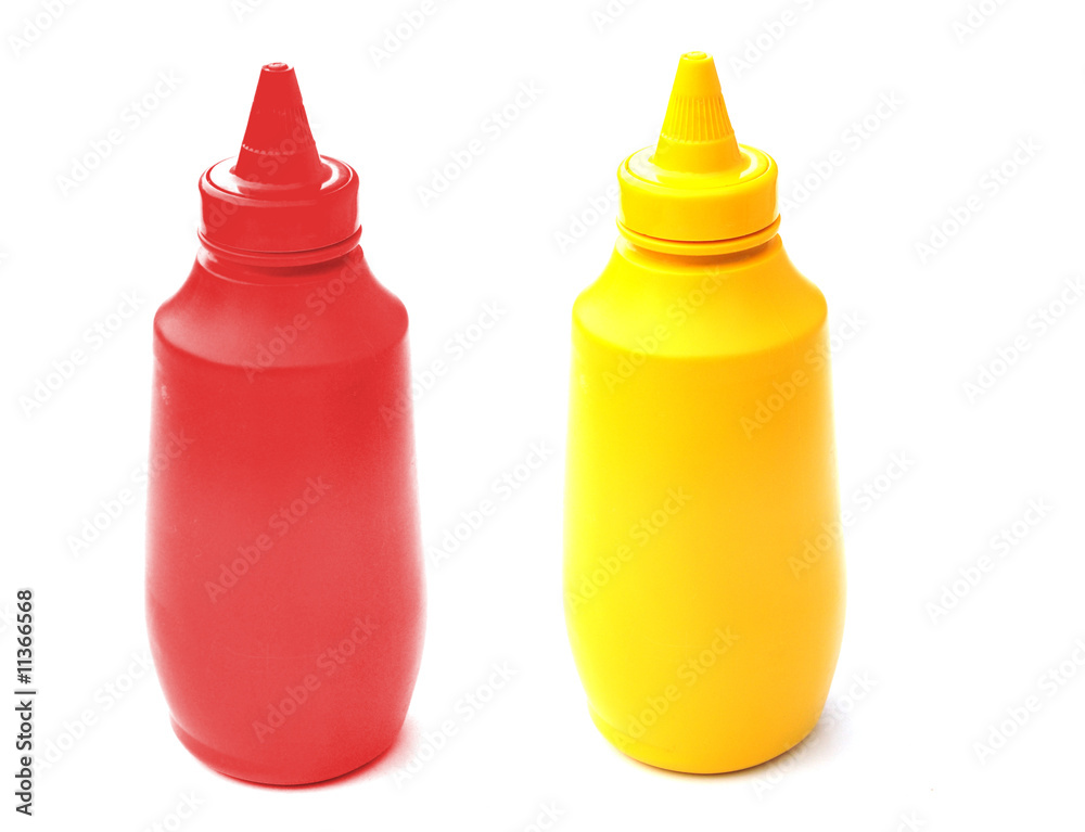 tomato sauce and mustard tomato sauce and mustard