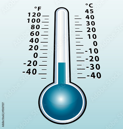 Coldness thermometer