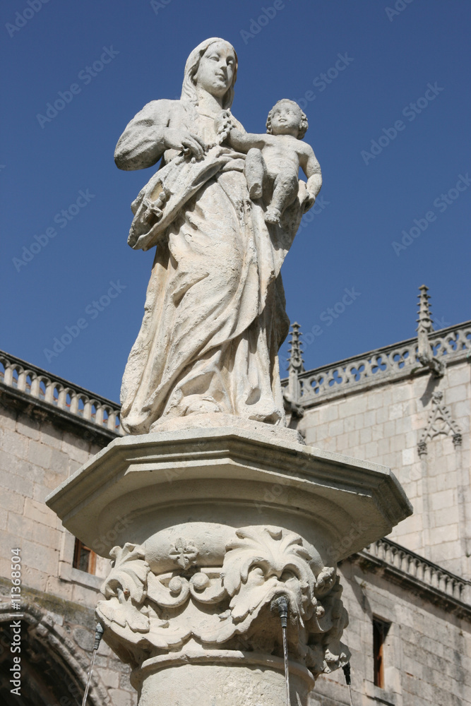 Virgin Mary in Burgos, Spain