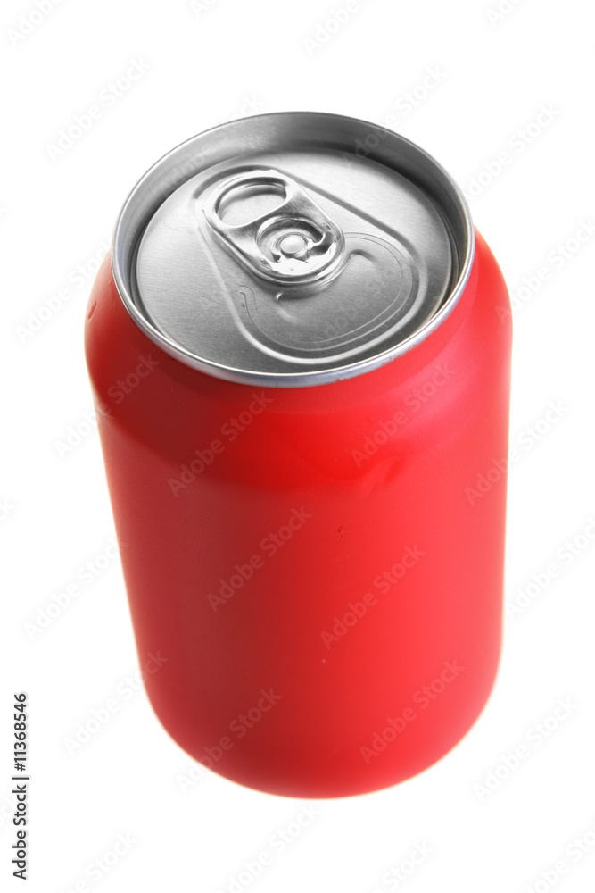 Red drink can