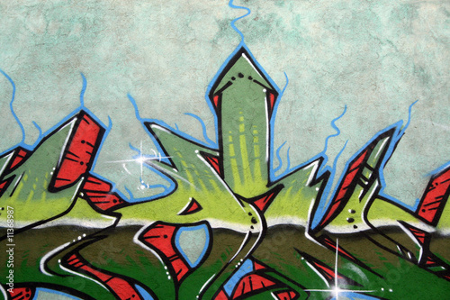 graffiti arte urbano. firma crew