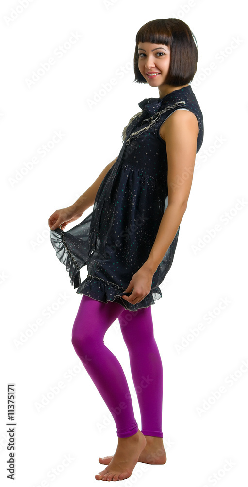 beautiful girl in a dark dress beautiful girl in a dark dress