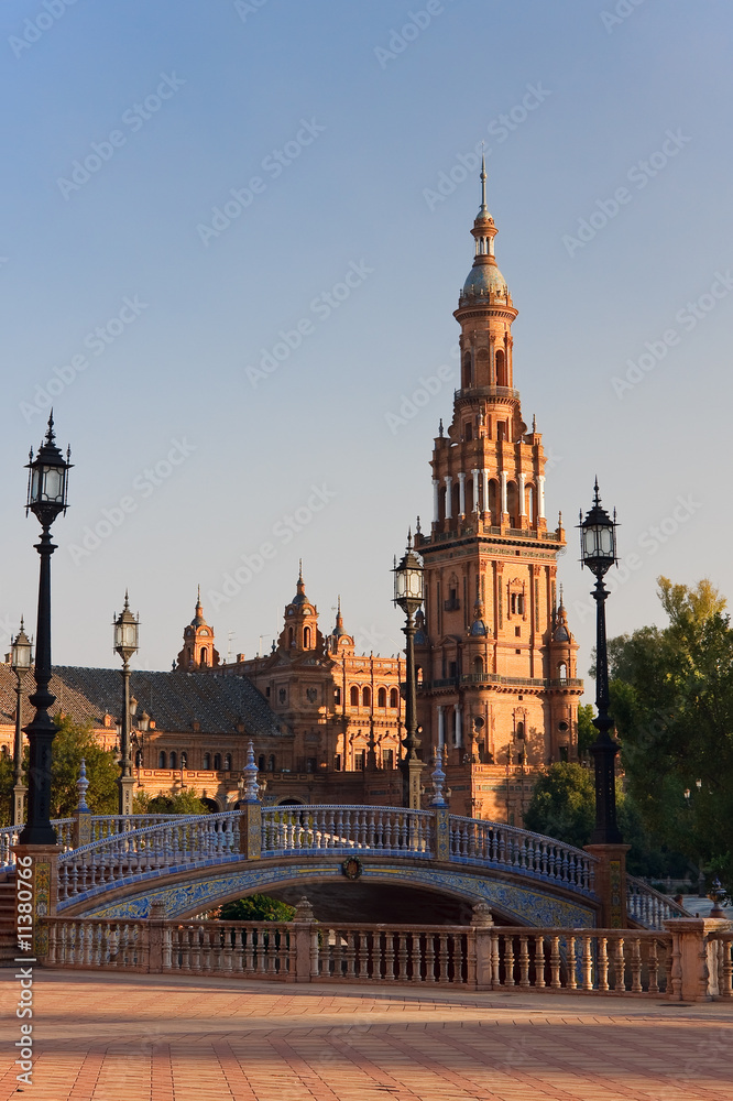Fototapeta premium Plaza de Espana, Sevilla, Spain