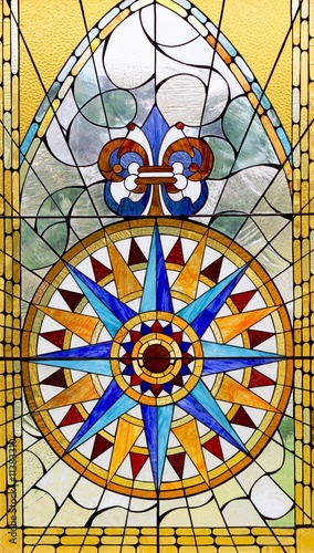 Stained glass window
