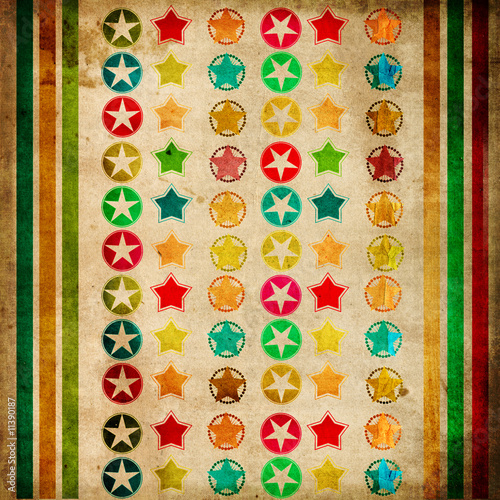 vintage paper in disco style