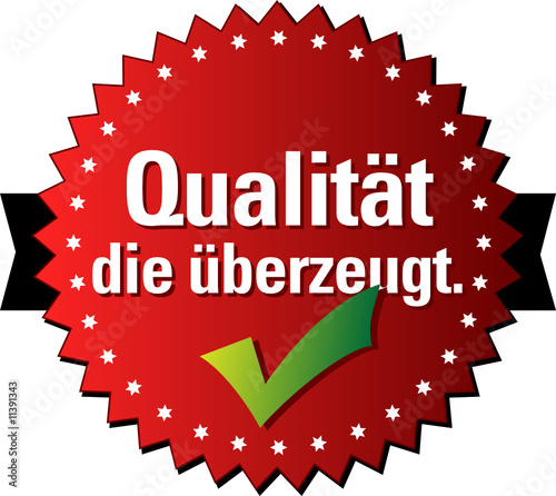 Qualität Button