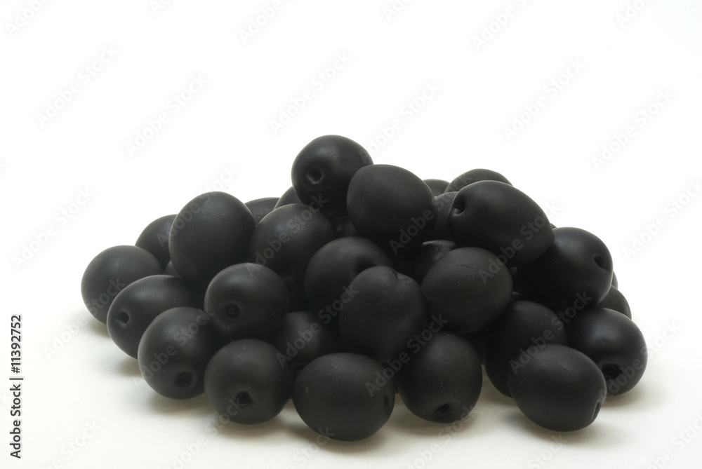 Olives close up isolated on a white background Olives close up isolated on a white background