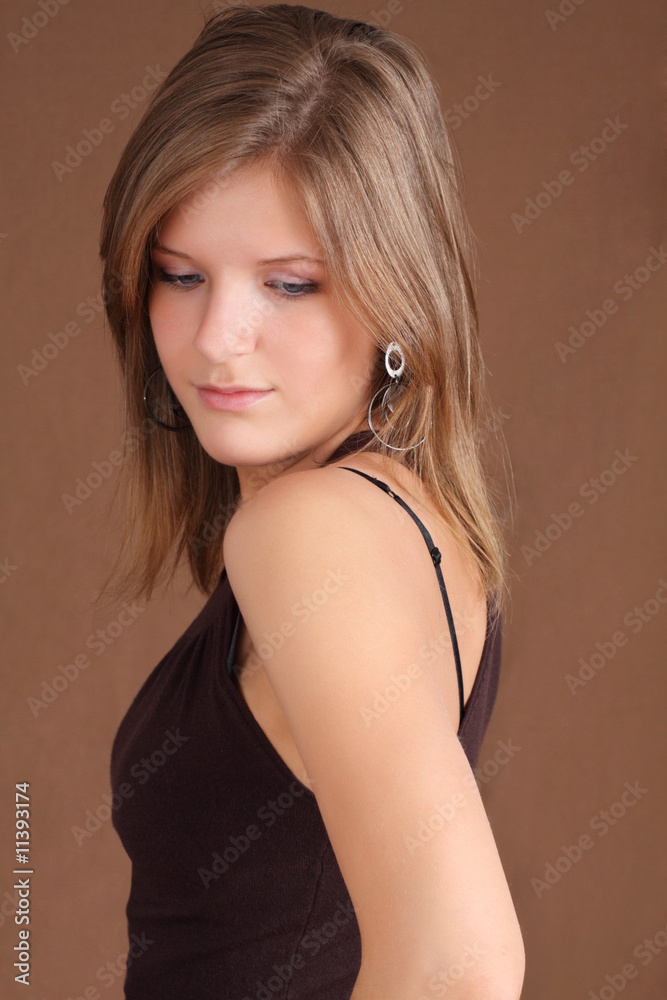 young woman portrait young woman portrait