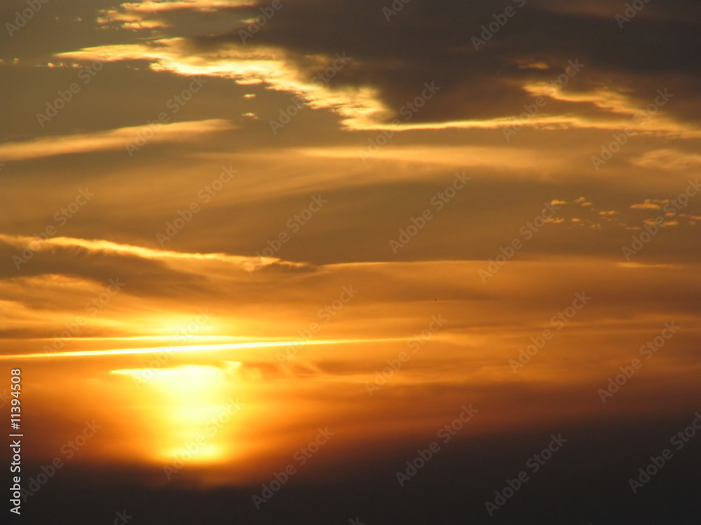 Oranga sunset