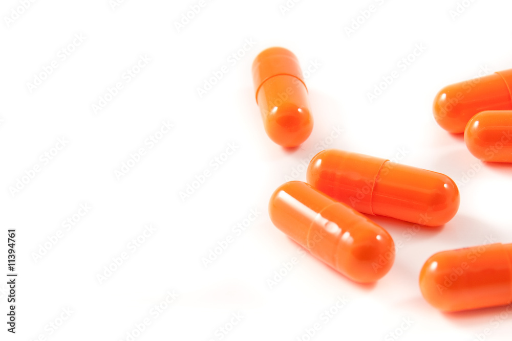 bunch of orange pills bunch of orange pills