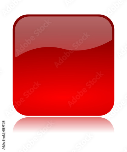 Bottone Vettoriale Rosso