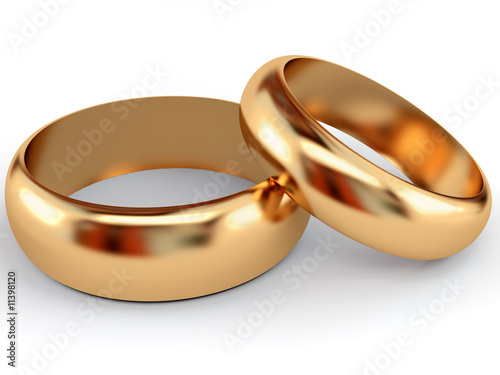 two golden rings