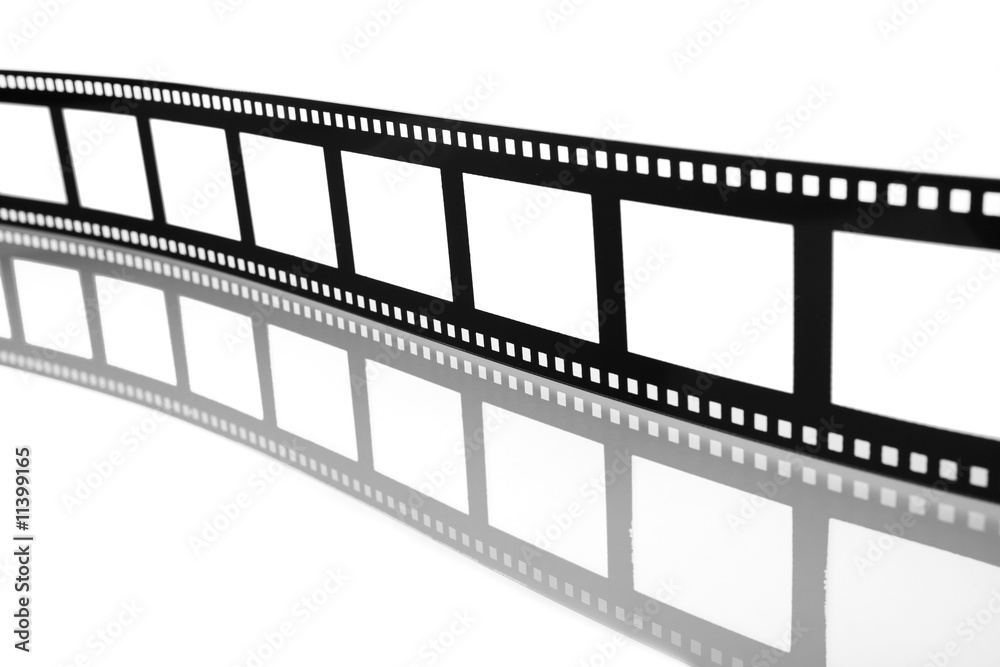 Blank Flowing Film Strip