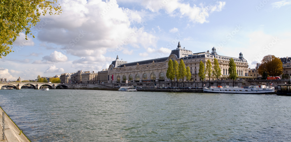 Musee d'Orsay Museum along Seine River