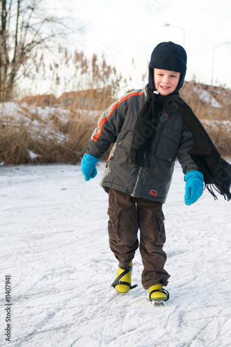 Ice skating