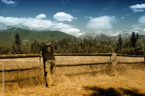 Rancher in Alberta (Kanada)