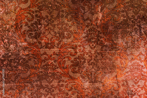 Background with light renaissance ornament
