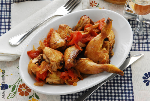 Pollo alla cacciatora - Secondi di carne - Cucina Toscana