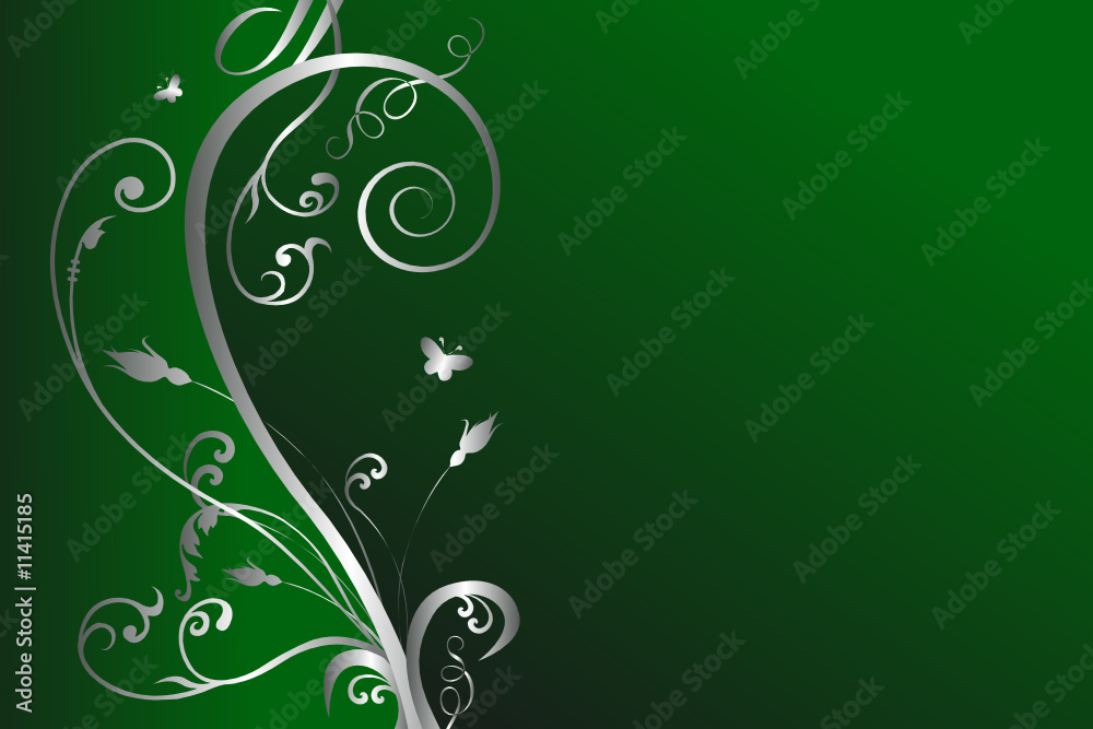 Floral abstract background