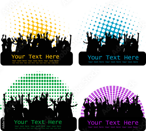 Various vector audience