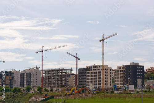 edificios en construcción , Santander, Spain photo