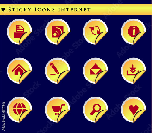 Free Download sticky icons01 - GFXLoad