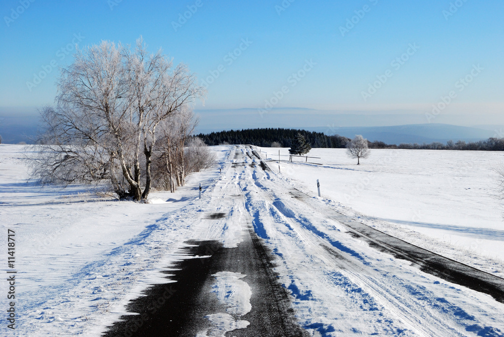 Obraz premium Winter Straße