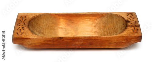 old wooden trough