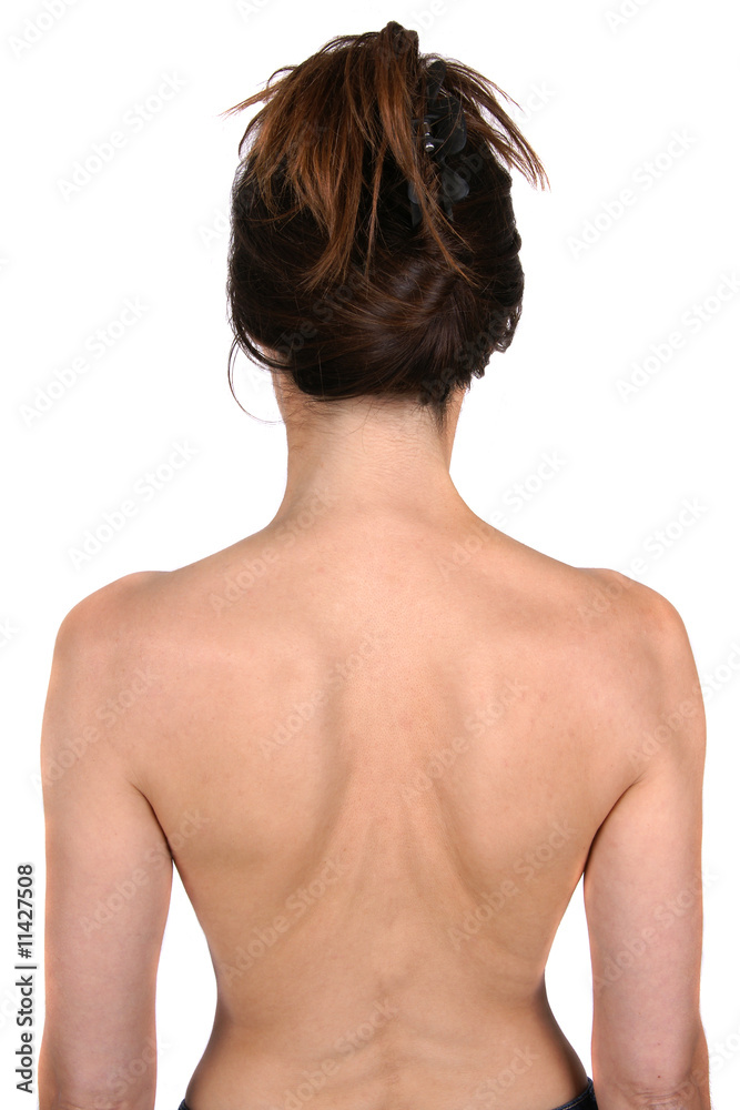 Naklejka premium woman's back