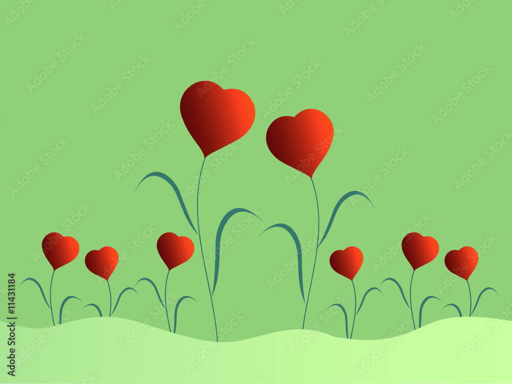 Hearts . Valentine design
