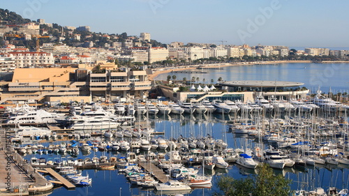 Cannes, la Croisette et les plages #11431755