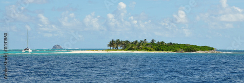 petit tabac island,  les grenadines photo