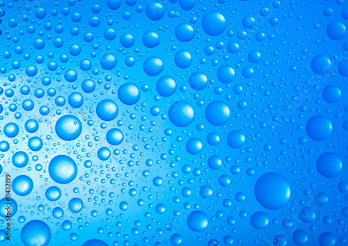 blue water drops background.c