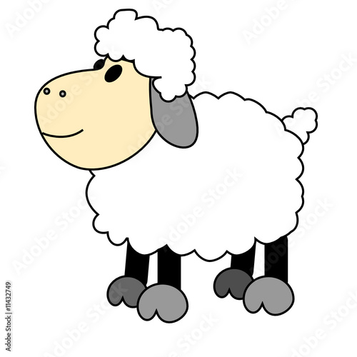 cartoon sheep