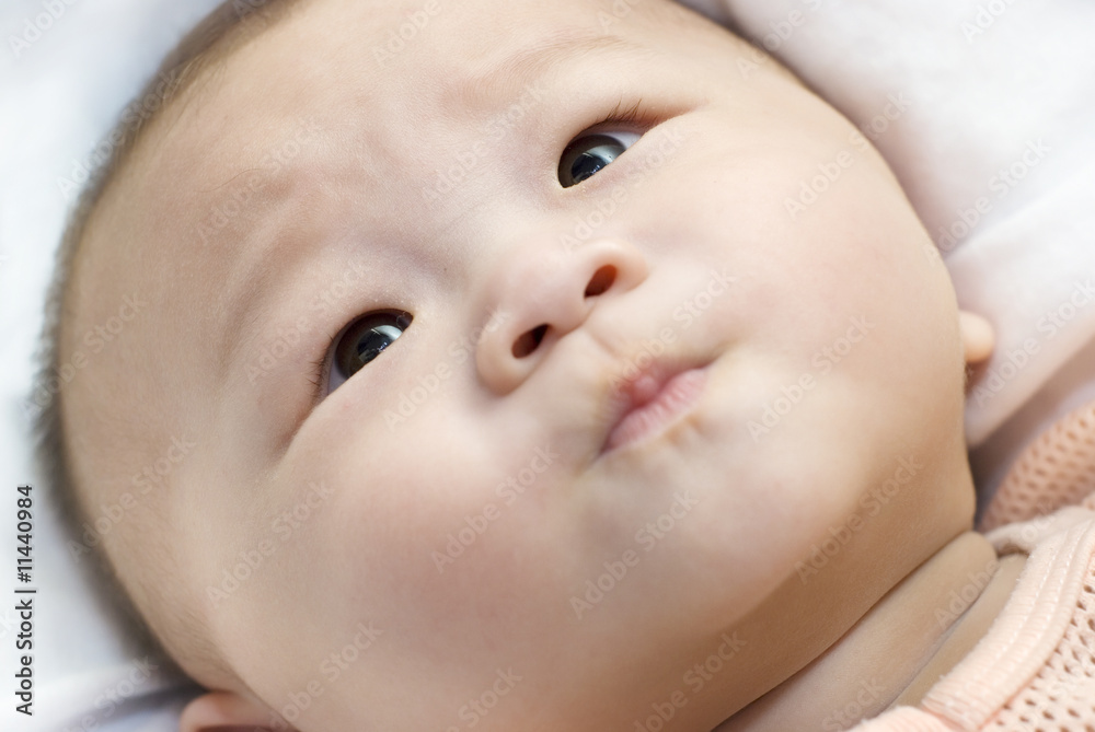 asian baby with facial expression asian baby with facial expression