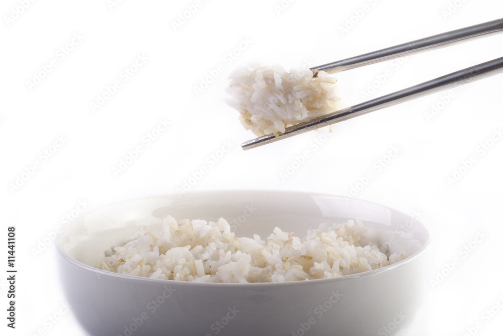 rice with isolated background rice with isolated background