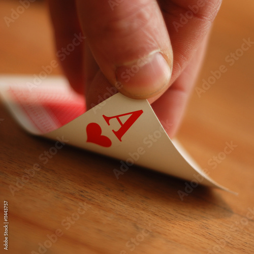 hand und herz as karte