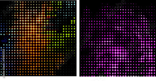 Psychedelic vector background