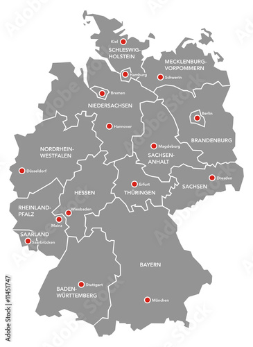 Deutschlandkarte photo