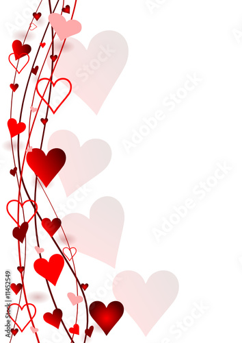 background red heart