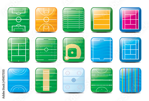 sport field icons