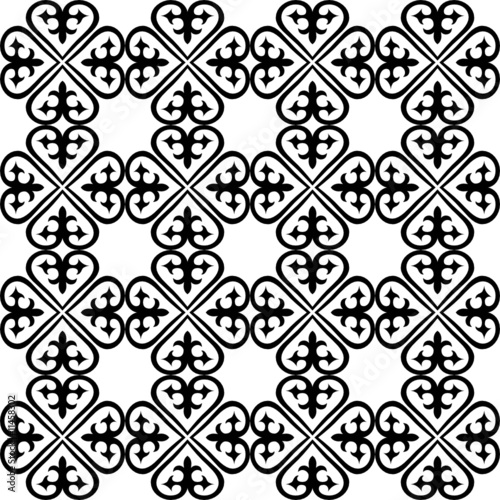 Kazakhstan seamless embroidery.
