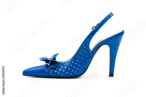 Woman shoes isolated on the white background