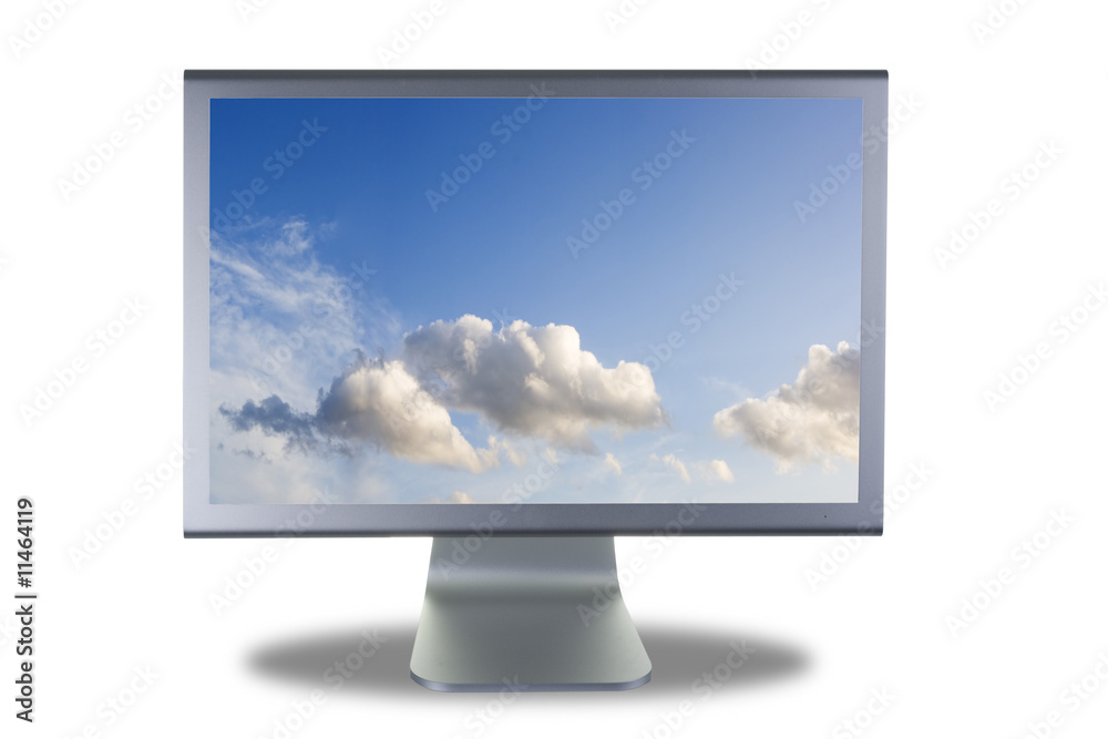 Fototapeta premium lcd monitor flat screen