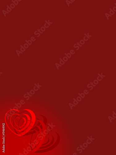 Abstract valentine background - vector illustration