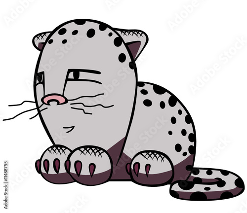 Vector of cartoon cat.