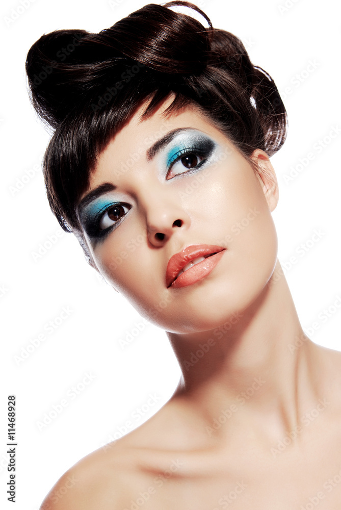 Stylish image of creativity make-up Stylish image of creativity make-up