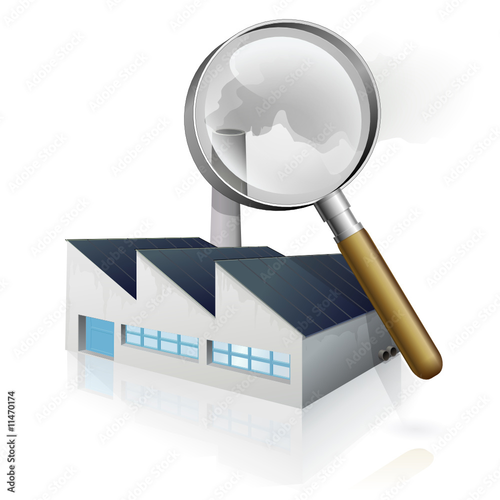 Étude des rejets polluant d'une usine (reflet)