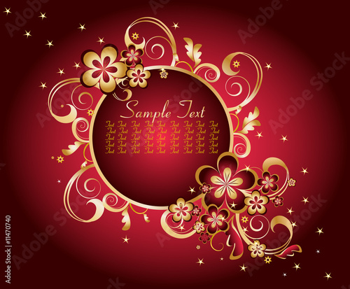 background with flovers