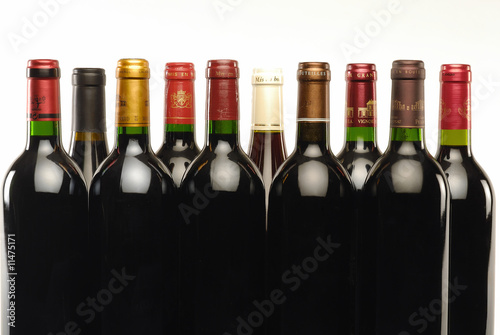 Bouteilles de vin photo